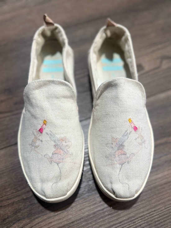 Toms Shoes - TOMS x Disney Gus & Jaq Alpargata Slip On Shoes Womens 7.5 Rare